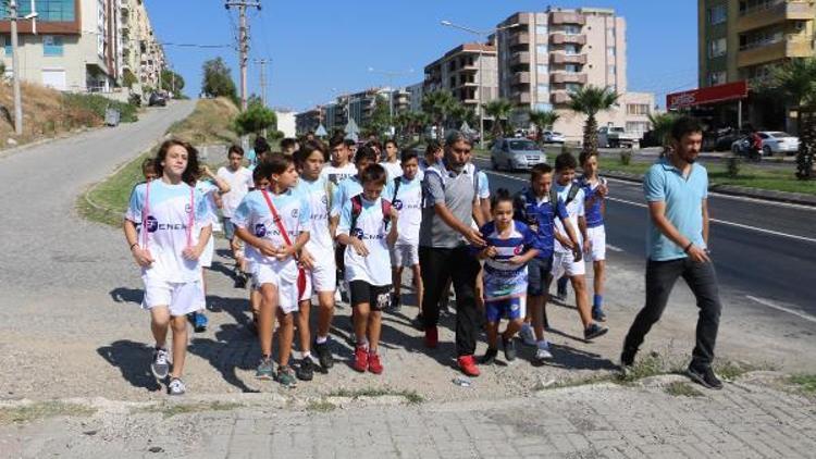 Bergama Gençlerbirliği Kulübü oyuncularından belediyeye tepki