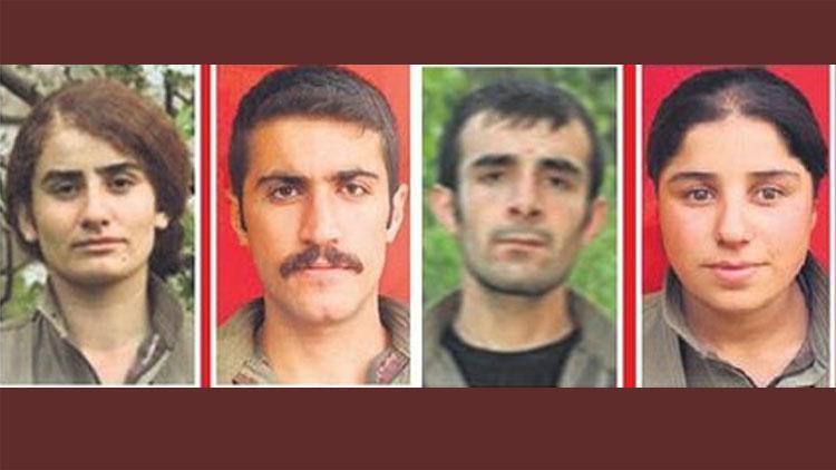 PKK’lı 5 teröristin kim oldukları ortaya çıktı