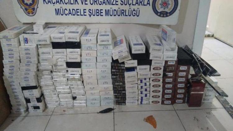 Kahramanmaraşta 2 bin 705 paket kaçak sigara ele geçirildi