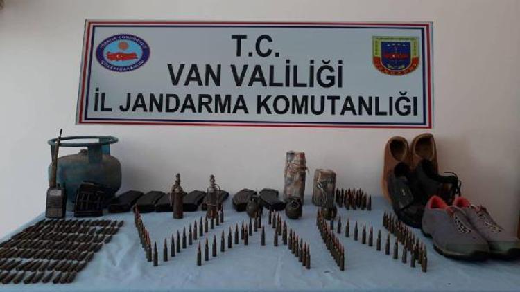 Vanda terör örgütü PKKya ait mühimmat ele geçirildi