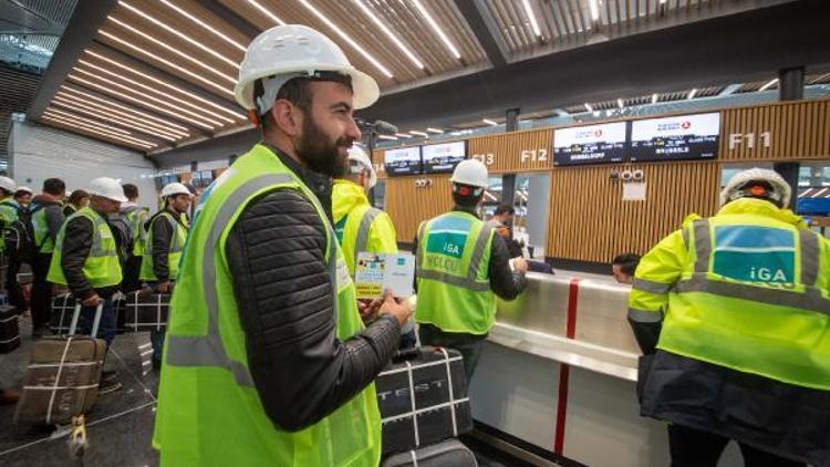 İstanbul Yeni Havalimanı’nda ilk yolcu testi gerçekleştirildi