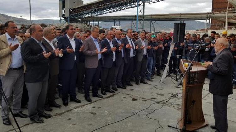 Turhal Şekerde kireç ocağı dualarla faaliyete geçti