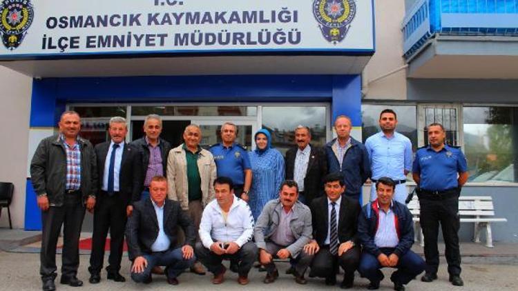 Osmancık Emniyet Müdürü, muhtarlarla güvenlik toplantısı yaptı