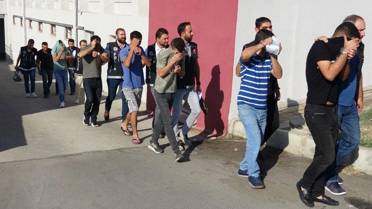 Adanada torbacı operasyonu: 38 gözaltı