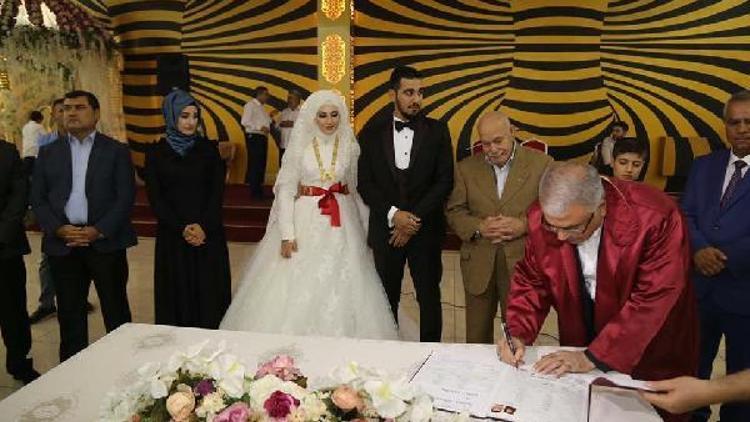 15 Temmuz gazisinin nikah kıydı