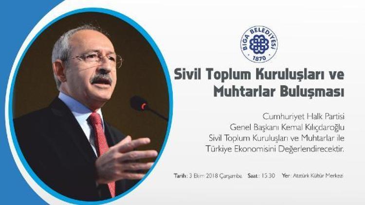 Kılıçdaroğlu, 3 Ekimde Çanakkalede olacak