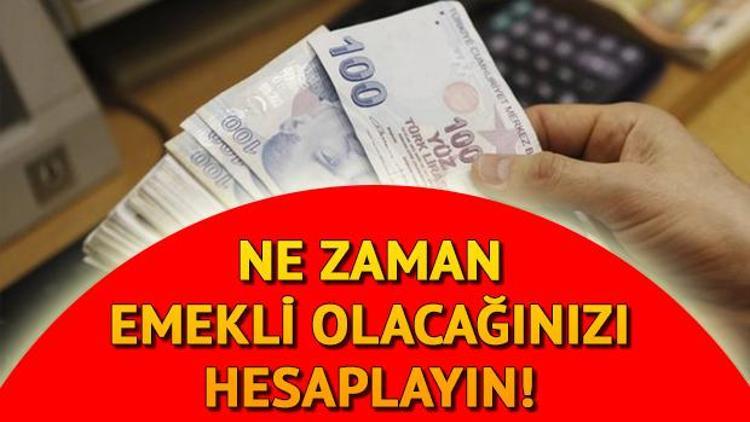 Ne zaman emekli olurum Emeklilik yaşı hesaplama işlemleri