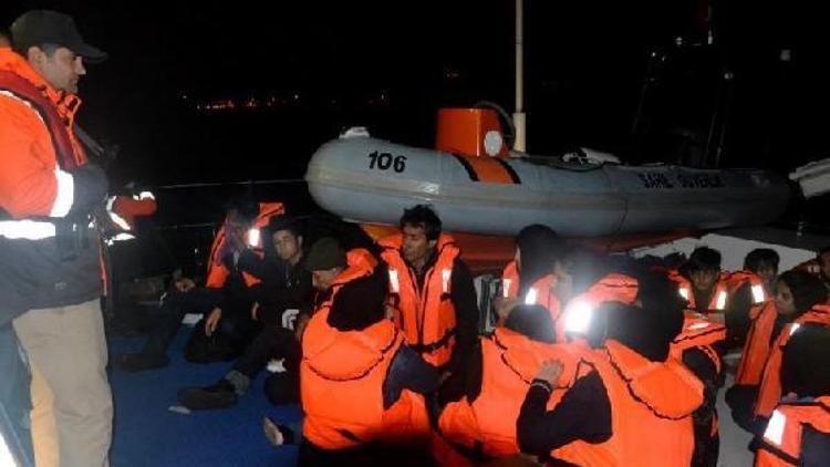 Çanakkalede 19 kaçak göçmen yakalandı