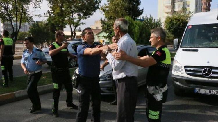 Adıyamanda yol verme kavgası: 1 yaralı, 1 gözaltı