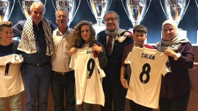 Filistinli cesur kız Tamimiyi davet eden Real Madride İsrailden tepki