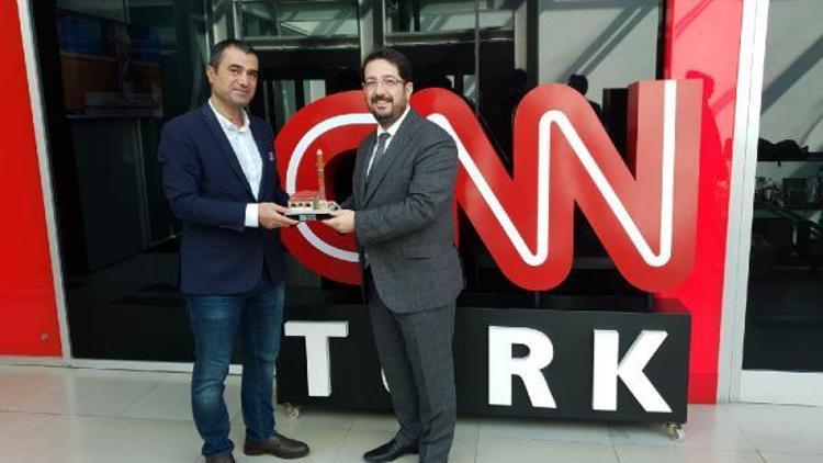 Aksaray Belediye Başkanından, CNN TÜRKe ziyaret