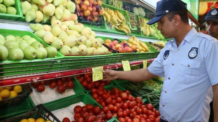 Adıyamanda 30 işyerine fiyat etiketi cezası