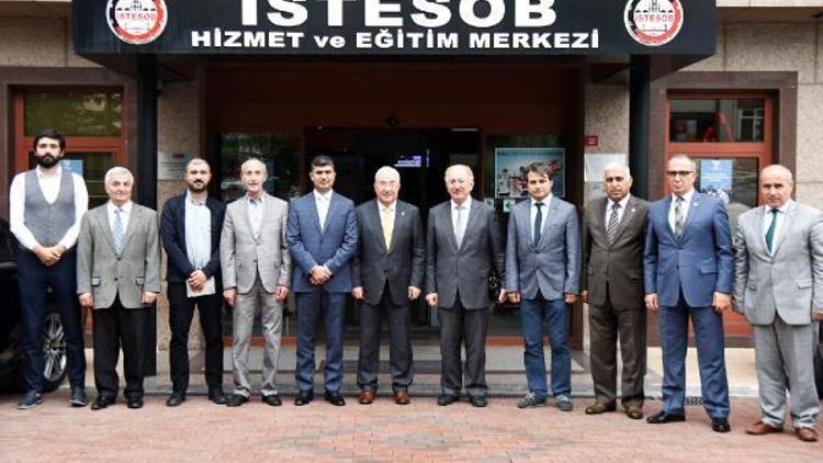 İGÜ, İstanbul Esnaf ve Sanatkârlar Odaları Birliği’ni ziyaret etti