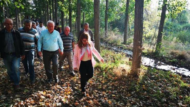 CHPli Karaca, Menderes Nehrindeki kirliliği yerinde inceledi