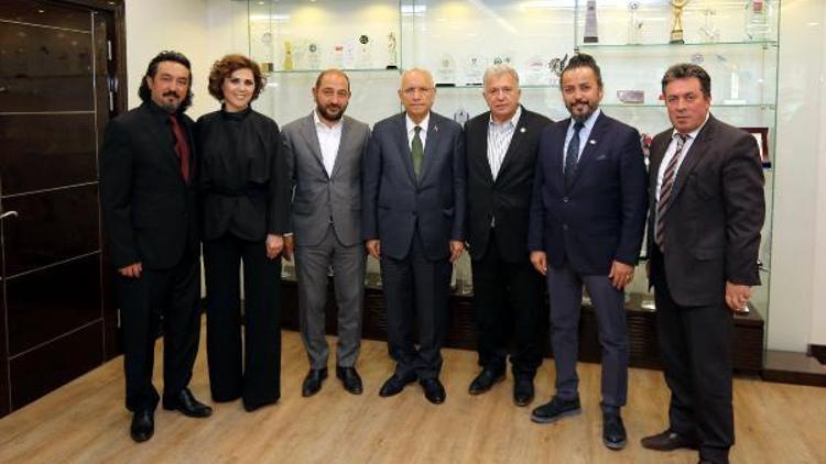 ATO meslek komitelerinden Başkan Yaşar’a ziyaret