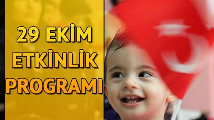 29 Ekim kutlama programı ve Oratoryo seçenekleri