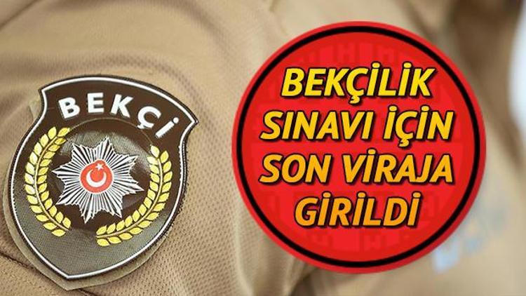 Bekçilik sınavı ne zaman İşte sınav yapılacak iller