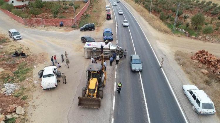 Gaziantepte trafik kazası: 3 yaralı