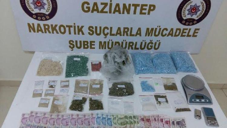 Gaziantepte uyuşturucuya 13 tutuklama