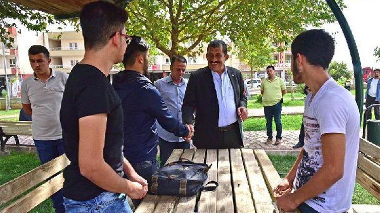 Başkan Atilla, park onarım çalışmalarını inceledi