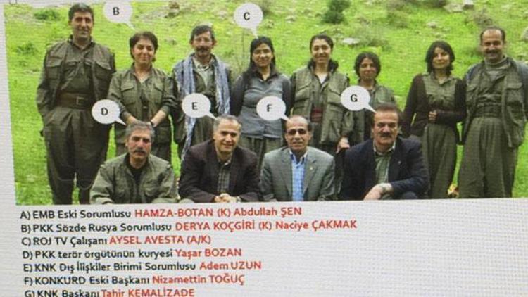 Terör örgütü elebaşlarıyla fotoğrafları ortaya çıkan HDP il başkanı tutuklandı