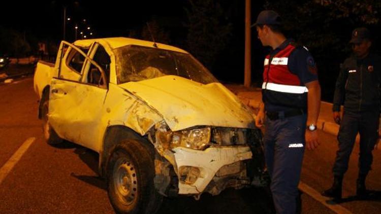 Dinarda kaza: 1 yaralı
