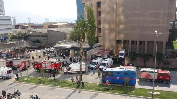 İzmir Adliyesinde gaz sızıntısı zehirlenmelere neden oldu (2)