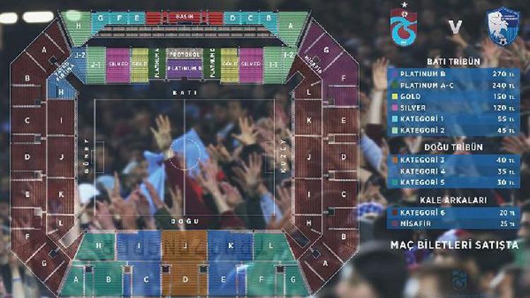 Trabzonspor’da Erzurumspor maçı biletleri satışa sunuldu