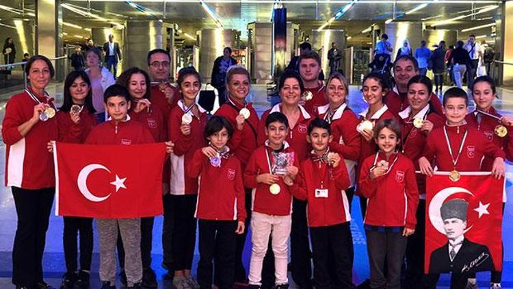 Türk karetecilere Avrupada tam 23 madalya