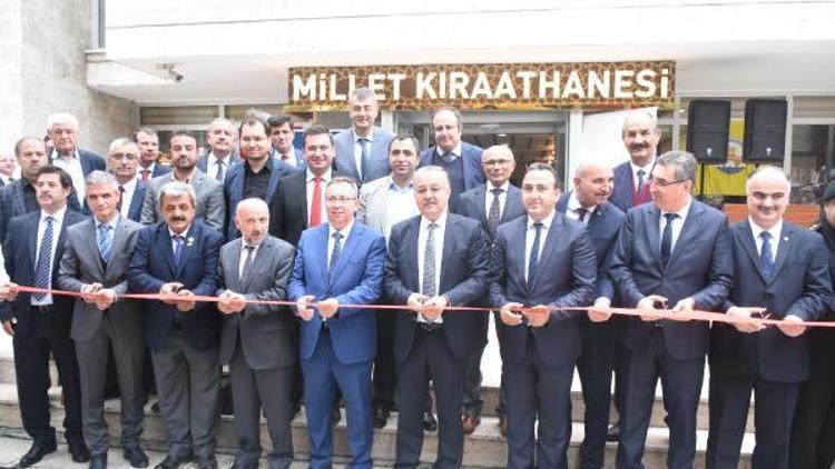 Edirnede Millet Kıraathanesi açıldı
