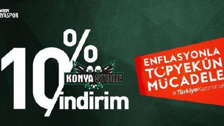 Atiker Konyaspordan indirim kampanyasına destek