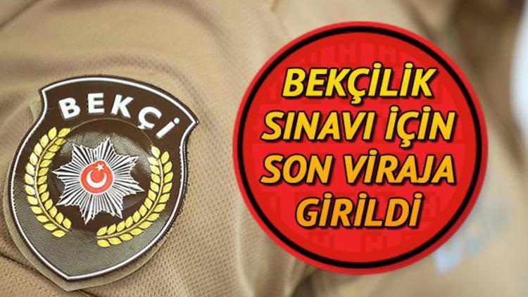 Bekçilik sınavı ne zaman yapılacak İşte sınav yapılacak iller