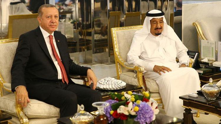 Son dakika... Cumhurbaşkanı Erdoğan ile Kral Selman görüştü