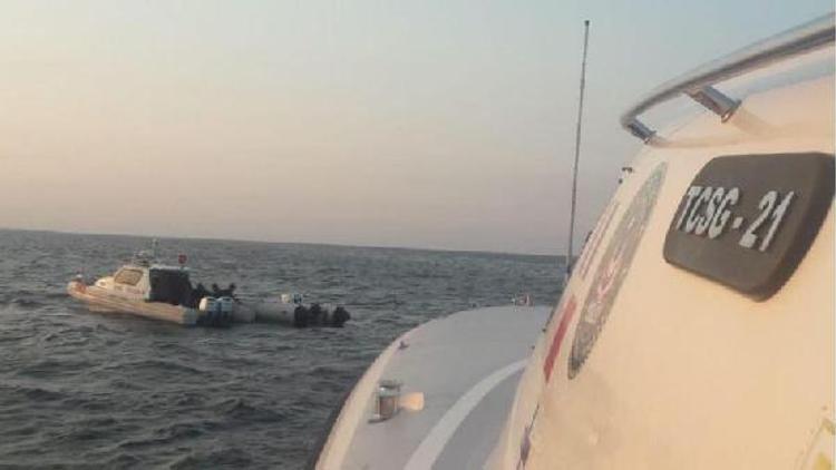 Didimde, lastik botlardaki 24 kaçak göçmen yakalandı