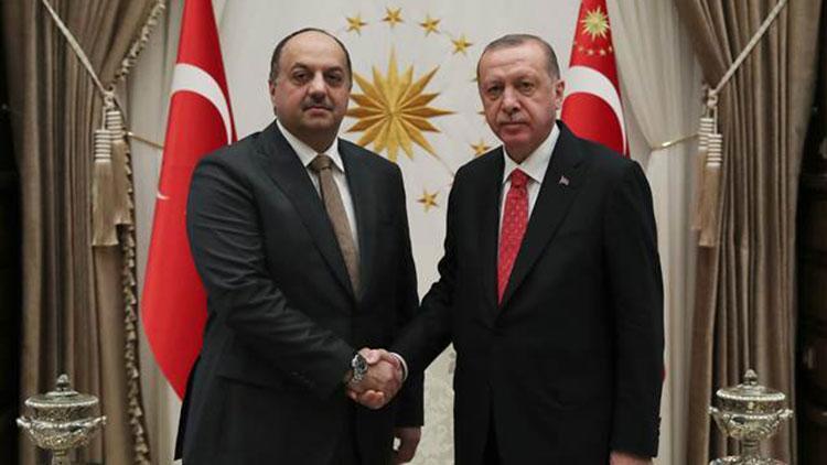 Cumhurbaşkanı Erdoğan, Dr. Halid Bin Muhammed el-Atiyyeyi kabul etti