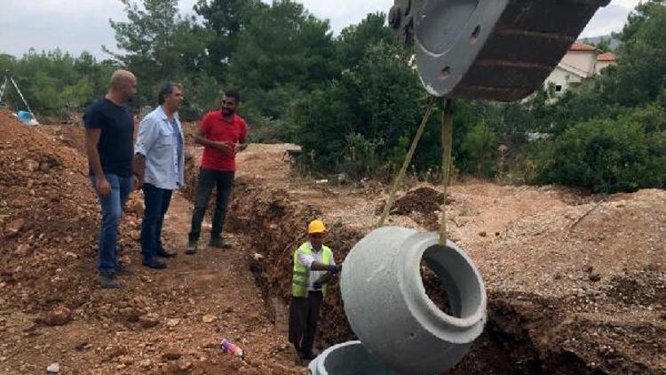 Akbükün altyapısını güçlendirecek proje ilerliyor