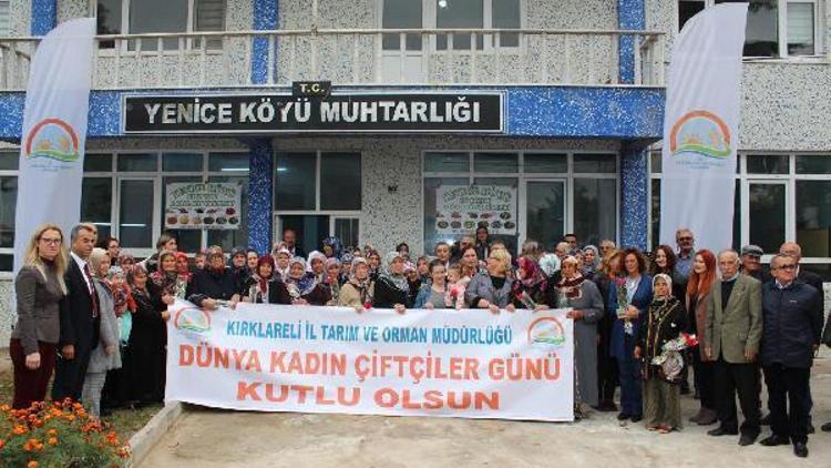 Pınarhisarda dünya kadın çiftçiler günü kutlandı