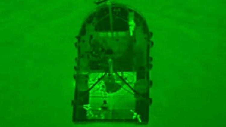 Çanakkalede Sahil Güvenlik’ten trol teknelerine drone ile operasyon