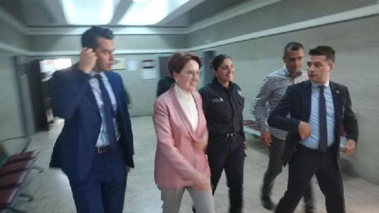 Akşener, Kahramana hakaret davasında ifade verdi