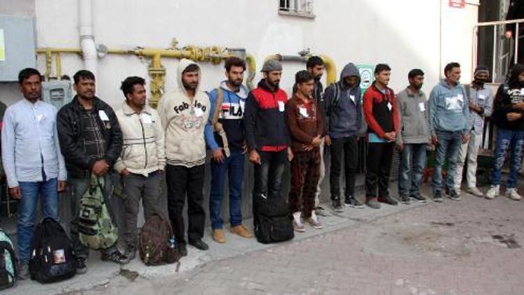 Kayseride kaçak 152 göçmen yakalandı