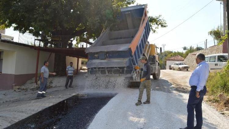 Doğantaş grup yolu asfaltlanıyor