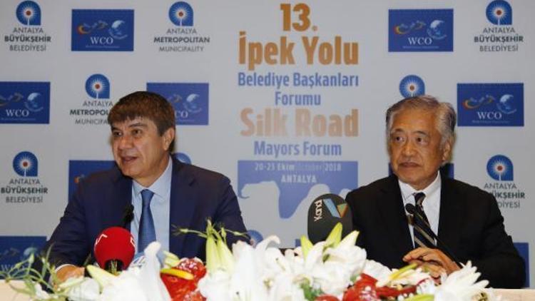 Tarihi İpek Yolunun belediye başkanları Antalyada buluşuyor
