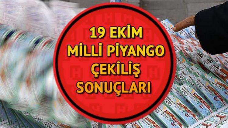 Milli Piyango çekiliş sonuçları açıklandı 19 Ekim MPİ sonuçları