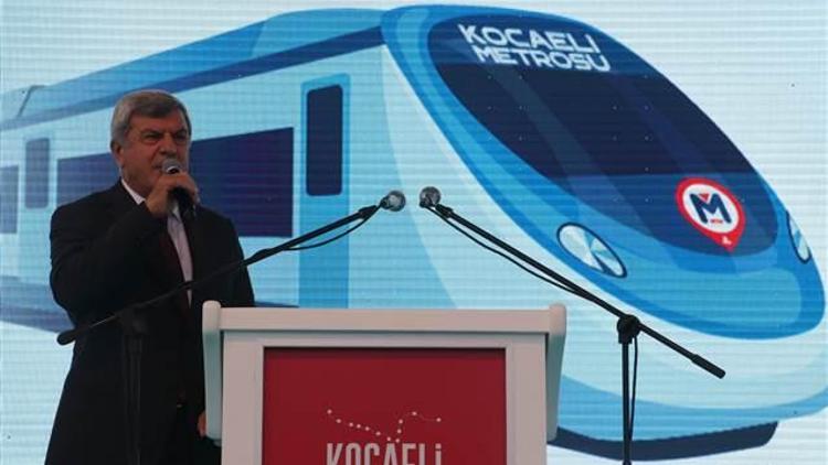 Kocaelide 5 milyar liralık metro projesinin temeli atıldı