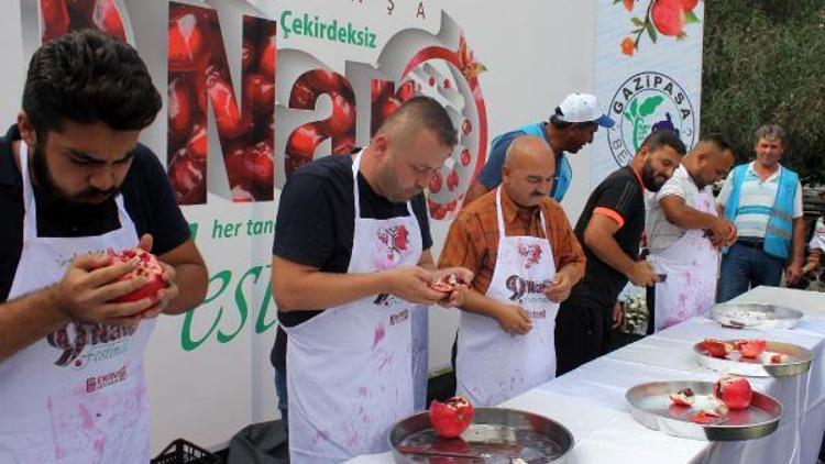 Gazipaşada Çekirdeksiz Nar Festivali