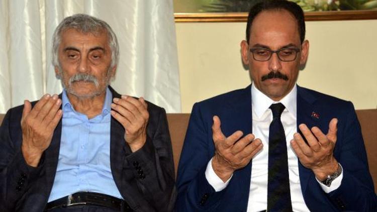 İbrahim Kalından Bahaettin Karakoçun ailesine taziye ziyareti