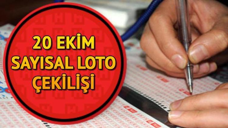 MPİ Sayısal Loto çekiliş sonuçları sorgulama | 20 Ekim Sayısal Loto çekilişi