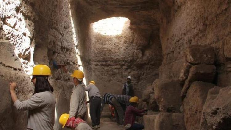 Zerzevanda 1500 yıllık yeraltı sığınağında kazılar bitti, sıra Kuzey Kulede