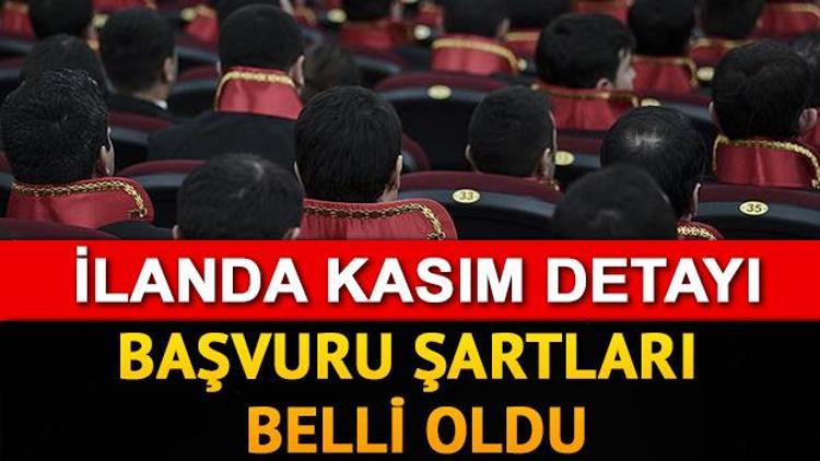 Adalet Bakanlığı bin 600 hakim ve savcı alımı başvurusu ne zaman yapılacak Başvuru şartları neler