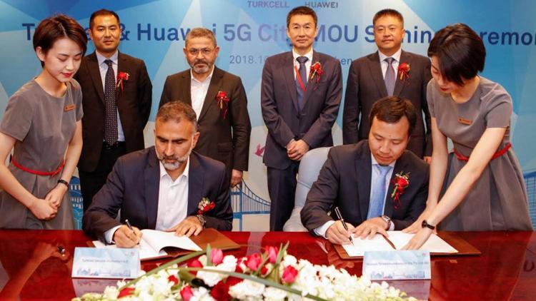 Turkcell ve Huawei  5G’li akıllı şehirler için imza attı